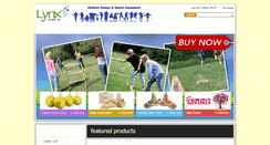 Desktop Screenshot of outdoorgames-n-sports.ca
